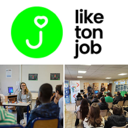 Photo des étudiants du collège Jules Verne du Pontet discutant avec un professionnel de santé lors de l'événement "Like Ton Job", organisé par la CPTS Grand Avignon
