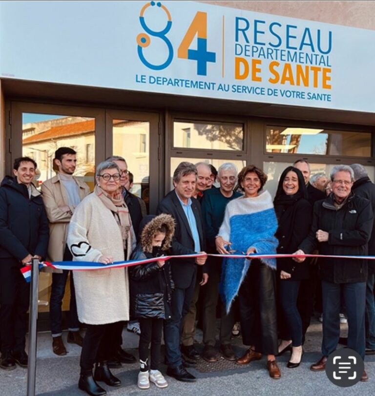 Inauguration d’un nouveau Centre Départemental de Santé à Sorgues